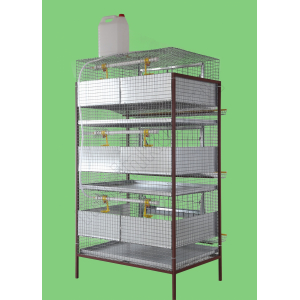 (КН-3я-3о) Клетка для кур несушек 30-45 гол (3 яруса) КМКН-3-45